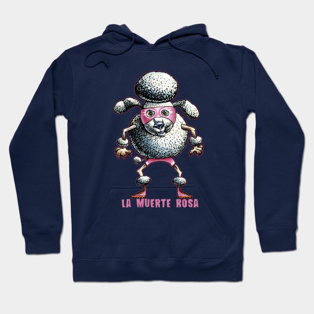 La Muerte Rosa (The Pink Death) Hoodie by ChetArt